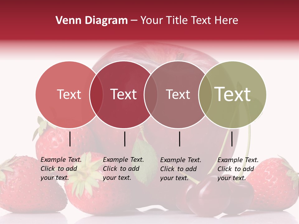 Organic Reflection Macro PowerPoint Template