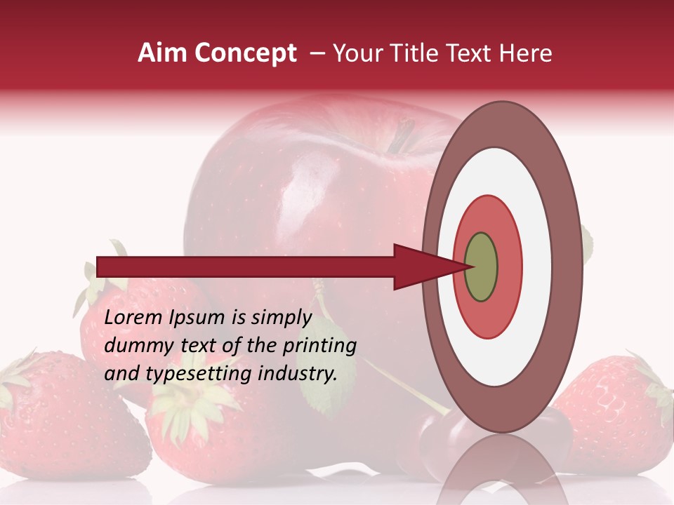 Organic Reflection Macro PowerPoint Template