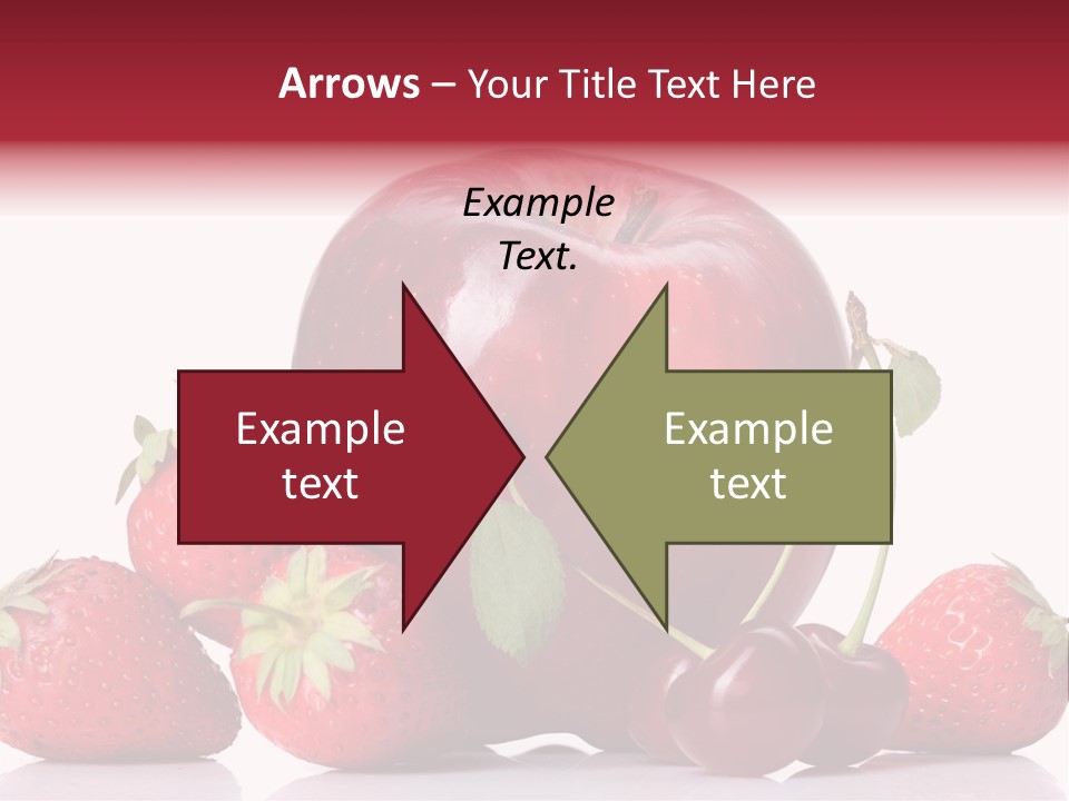 Organic Reflection Macro PowerPoint Template