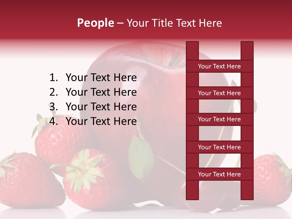 Organic Reflection Macro PowerPoint Template