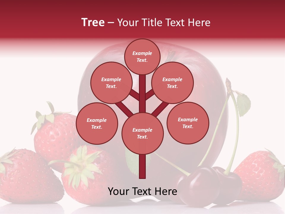 Organic Reflection Macro PowerPoint Template