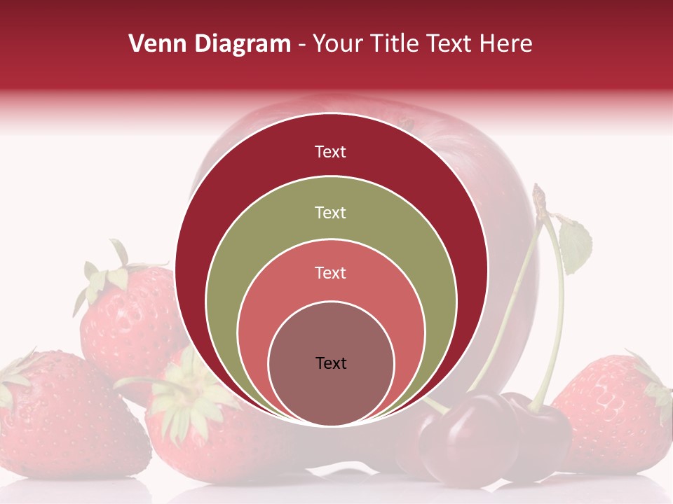 Organic Reflection Macro PowerPoint Template