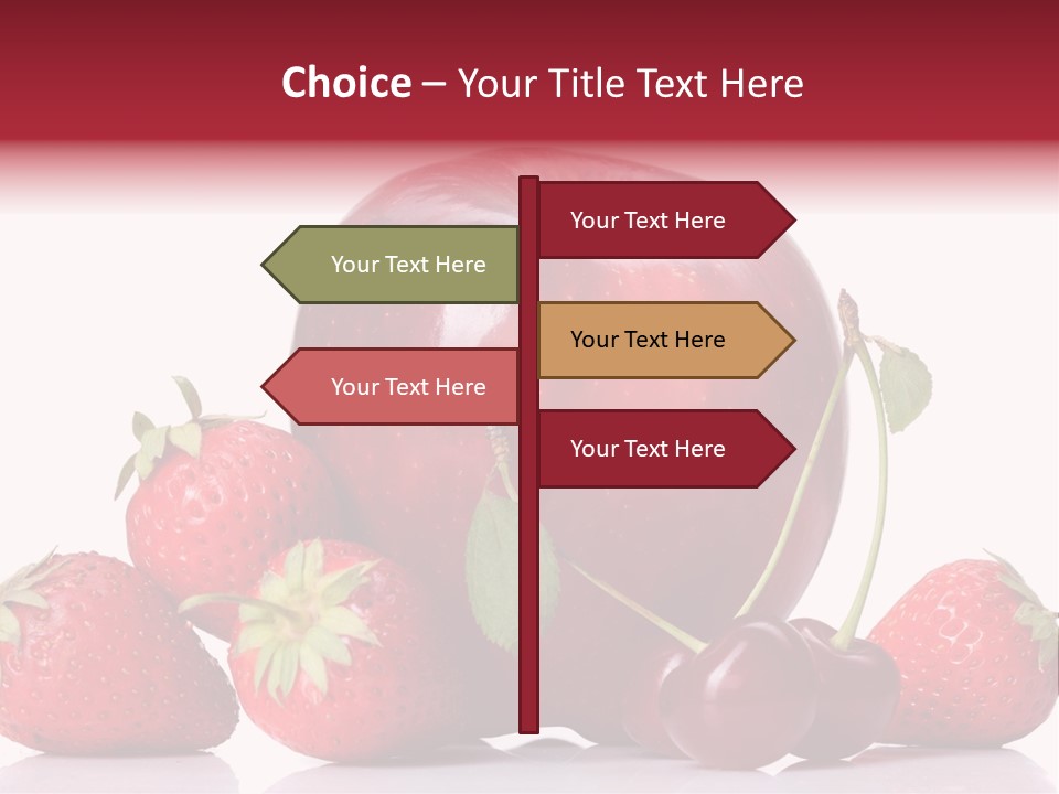 Organic Reflection Macro PowerPoint Template