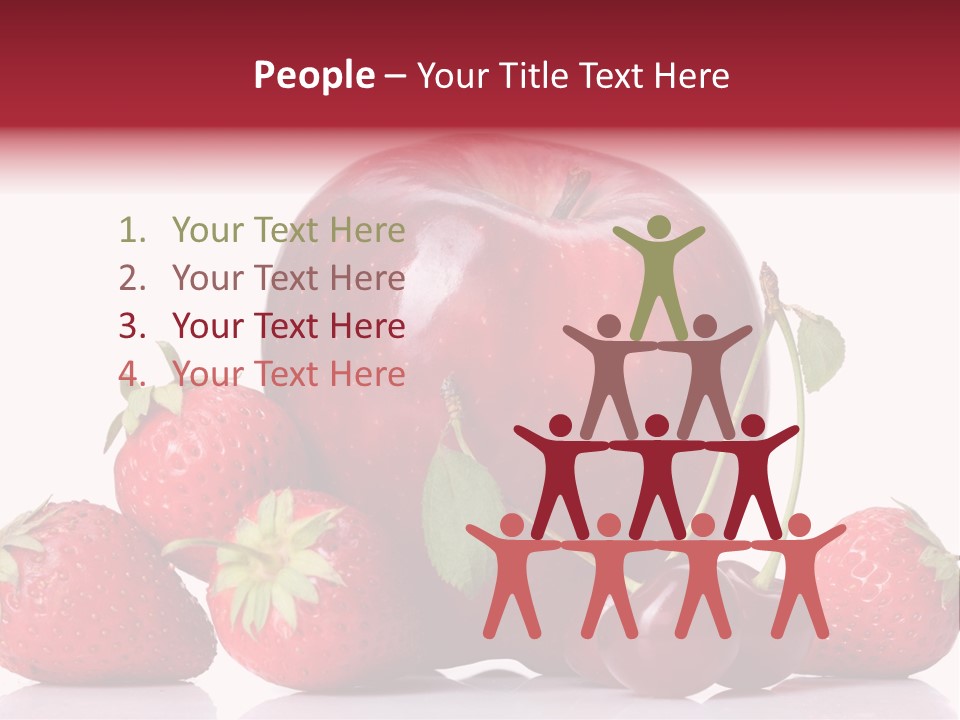 Organic Reflection Macro PowerPoint Template