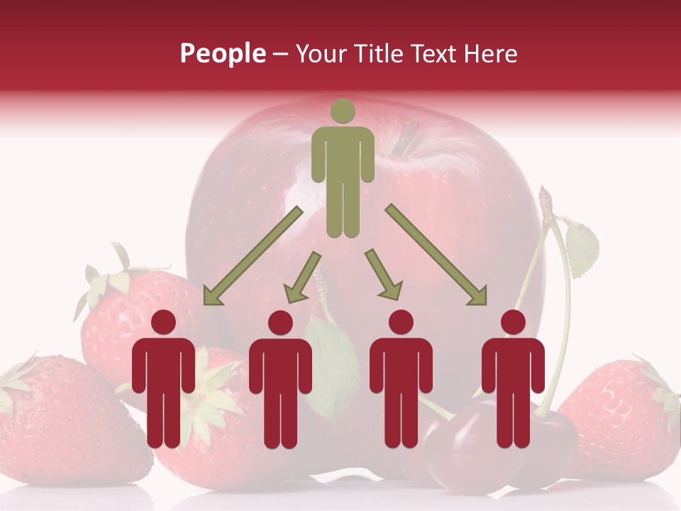 Organic Reflection Macro PowerPoint Template