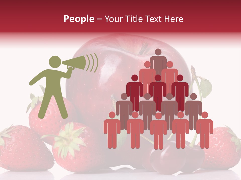 Organic Reflection Macro PowerPoint Template