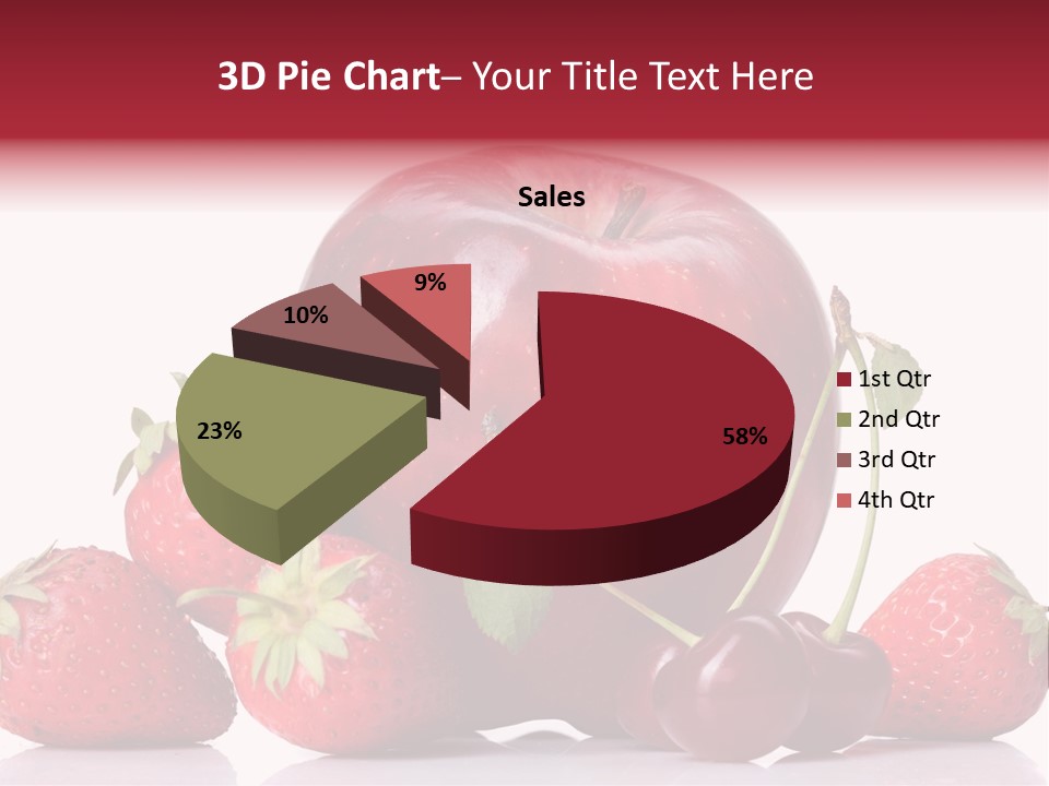Organic Reflection Macro PowerPoint Template