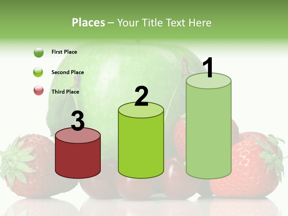 Black Fresh Dessert PowerPoint Template