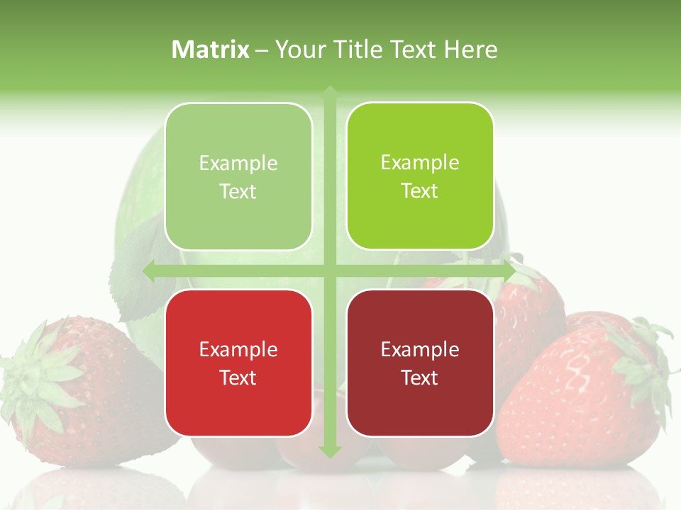 Black Fresh Dessert PowerPoint Template