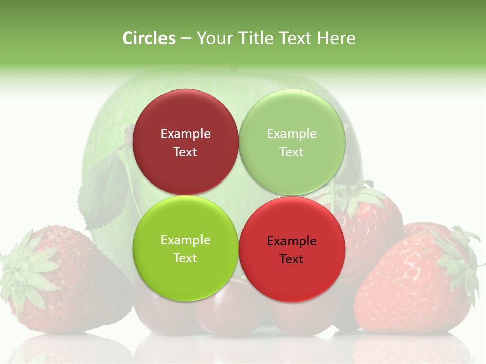 Black Fresh Dessert PowerPoint Template