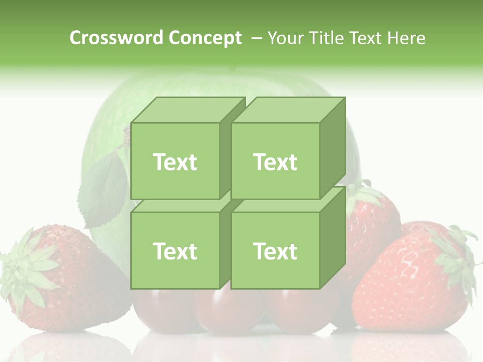 Black Fresh Dessert PowerPoint Template