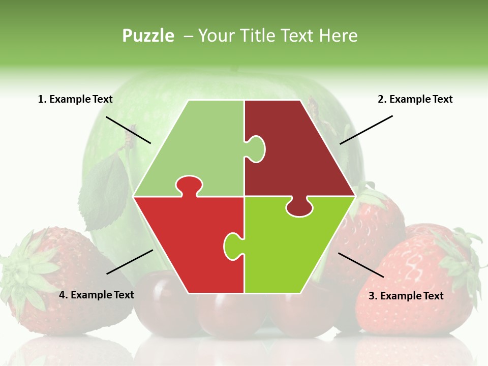 Black Fresh Dessert PowerPoint Template