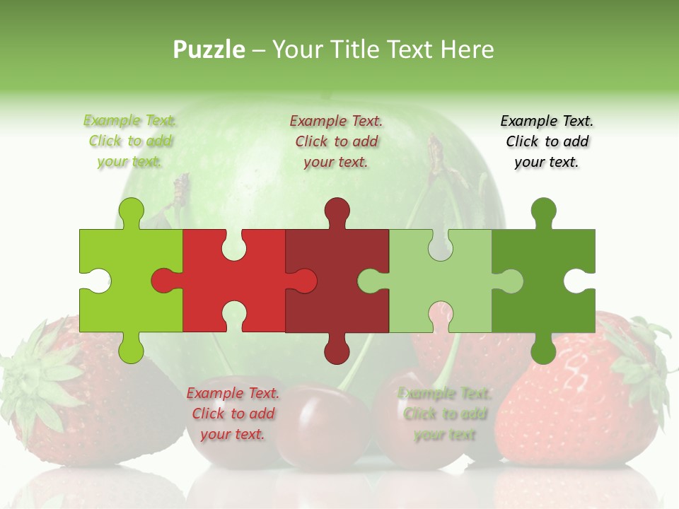 Black Fresh Dessert PowerPoint Template