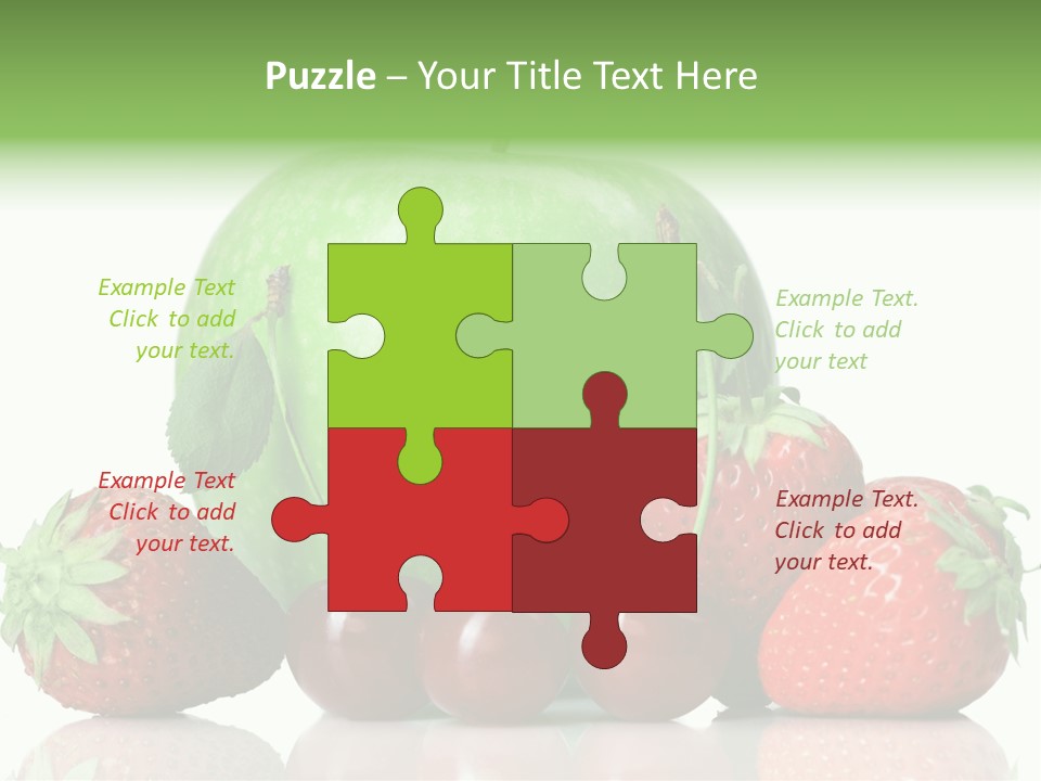 Black Fresh Dessert PowerPoint Template