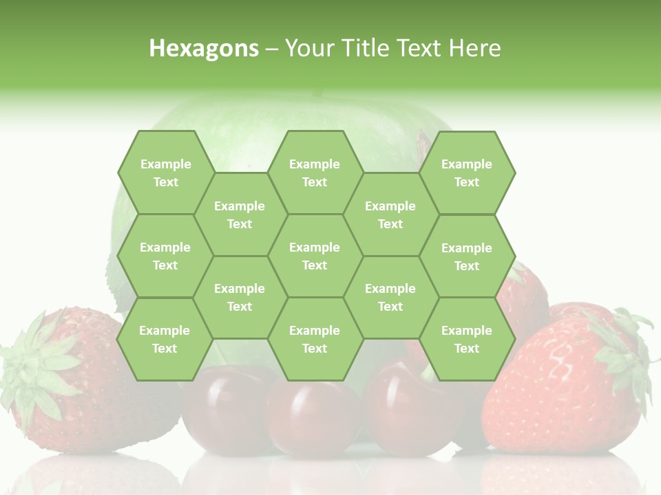 Black Fresh Dessert PowerPoint Template