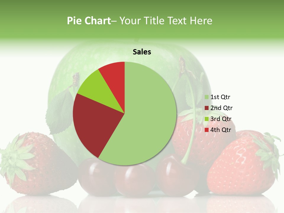 Black Fresh Dessert PowerPoint Template