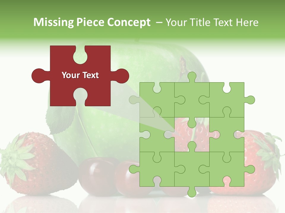 Black Fresh Dessert PowerPoint Template