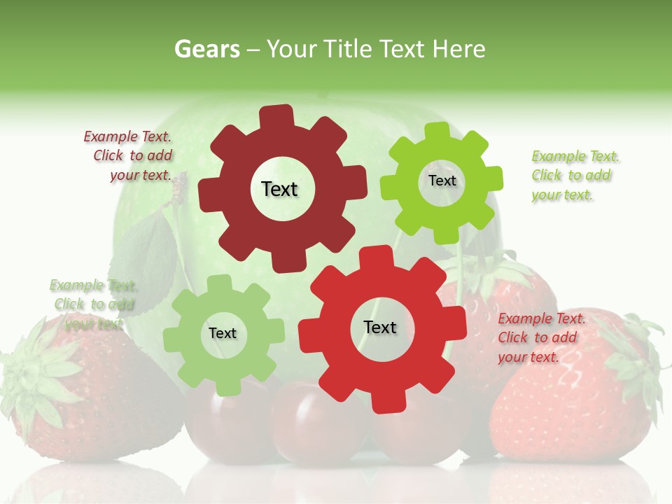 Black Fresh Dessert PowerPoint Template