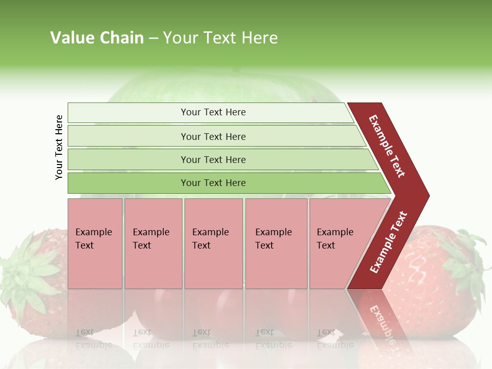 Black Fresh Dessert PowerPoint Template