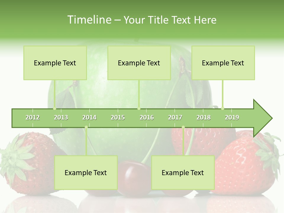 Black Fresh Dessert PowerPoint Template