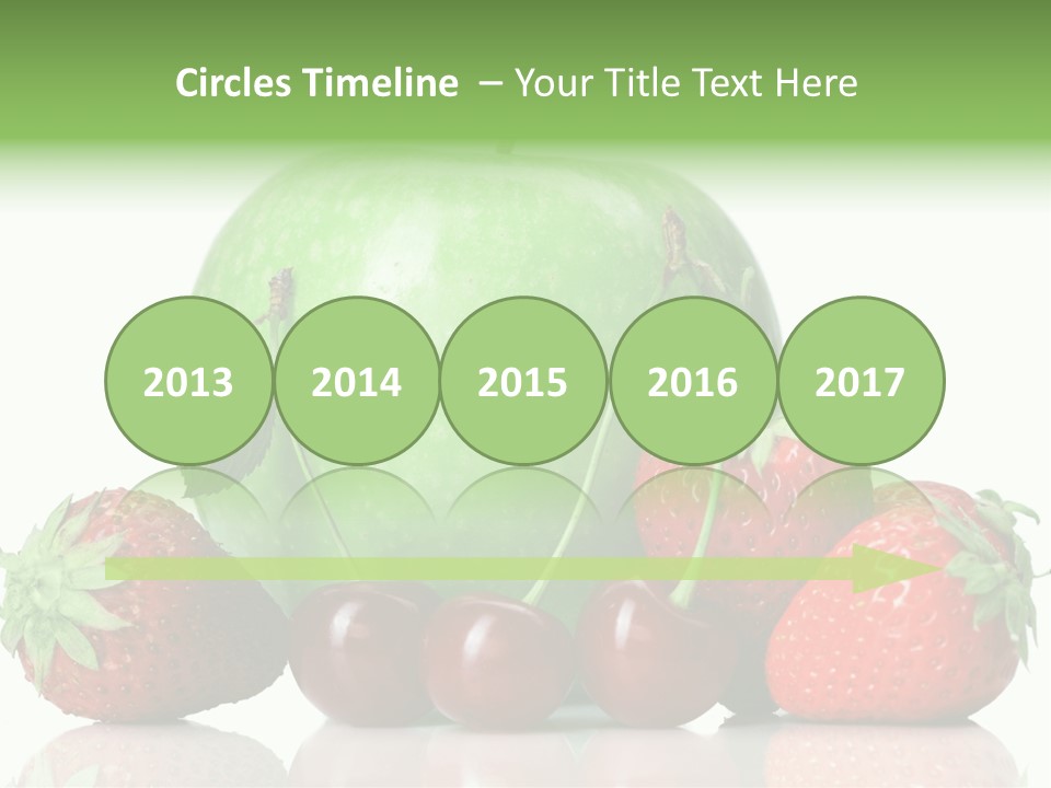 Black Fresh Dessert PowerPoint Template