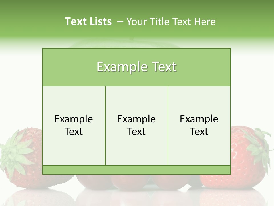 Black Fresh Dessert PowerPoint Template