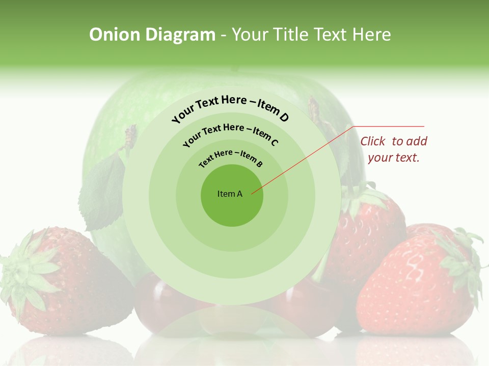 Black Fresh Dessert PowerPoint Template