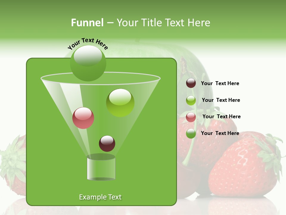 Black Fresh Dessert PowerPoint Template