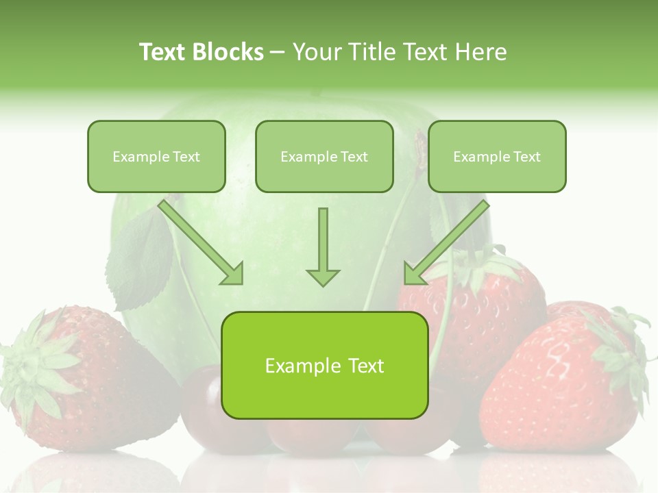 Black Fresh Dessert PowerPoint Template