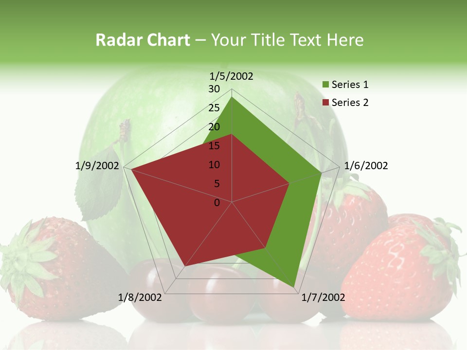Black Fresh Dessert PowerPoint Template