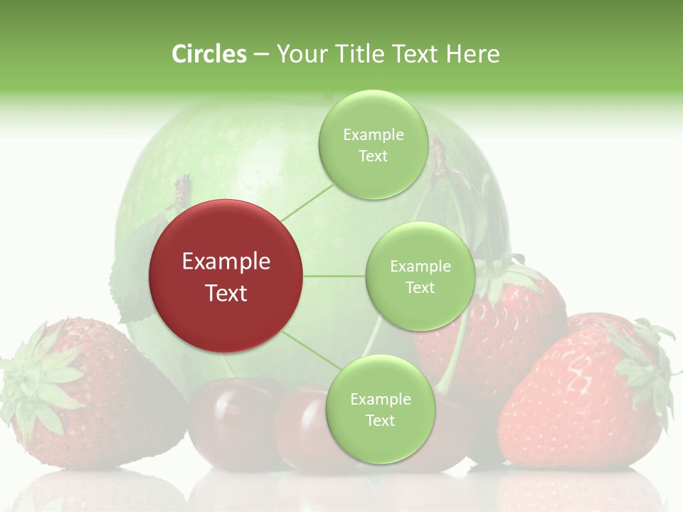 Black Fresh Dessert PowerPoint Template