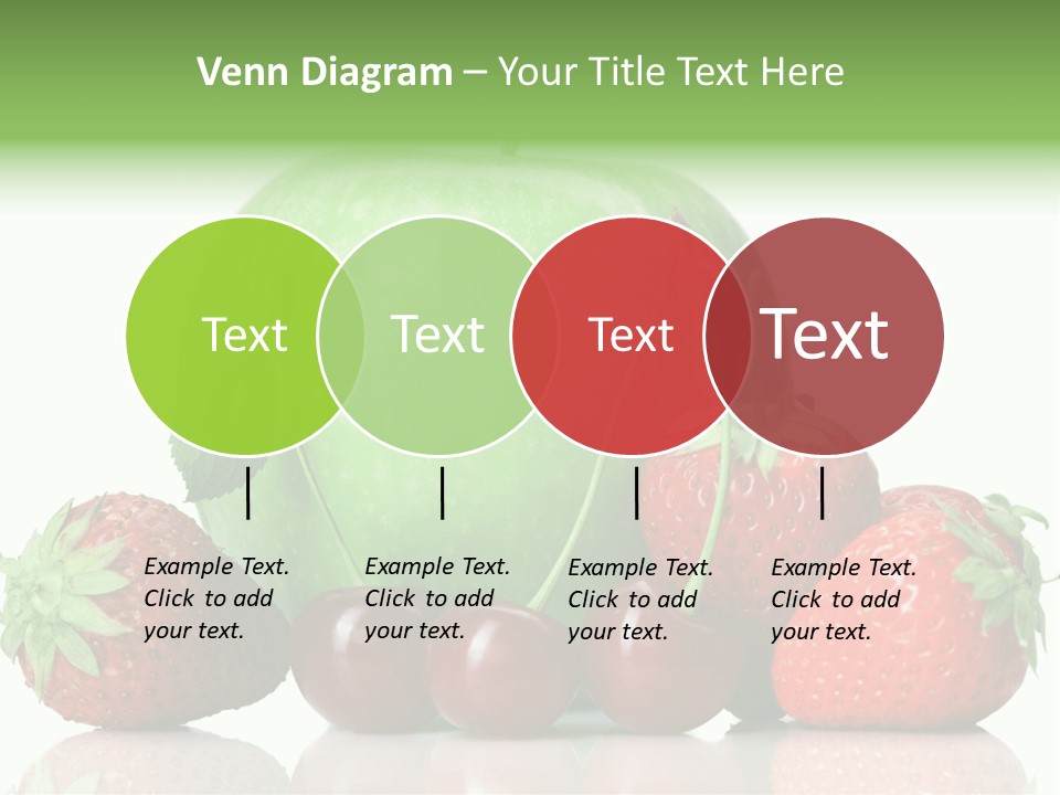 Black Fresh Dessert PowerPoint Template