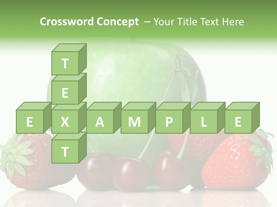 Black Fresh Dessert PowerPoint Template