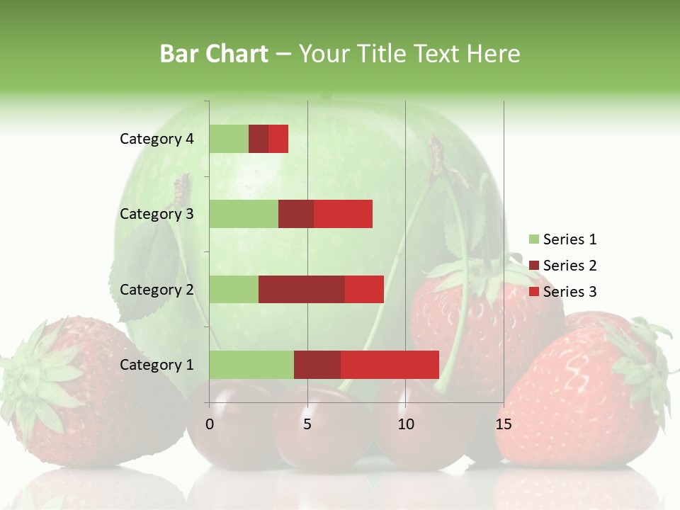 Black Fresh Dessert PowerPoint Template