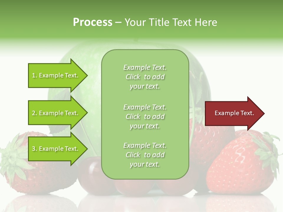 Black Fresh Dessert PowerPoint Template