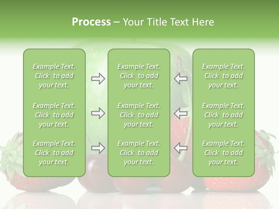Black Fresh Dessert PowerPoint Template