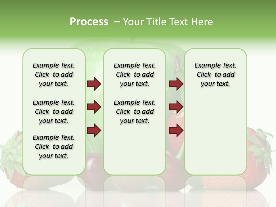 Black Fresh Dessert PowerPoint Template