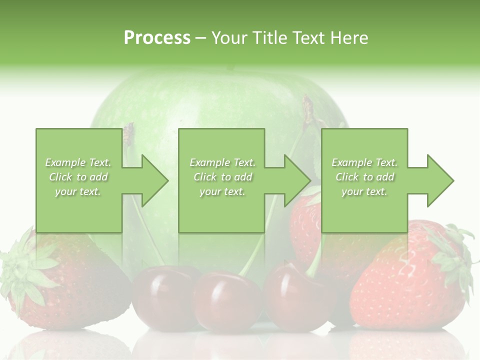 Black Fresh Dessert PowerPoint Template