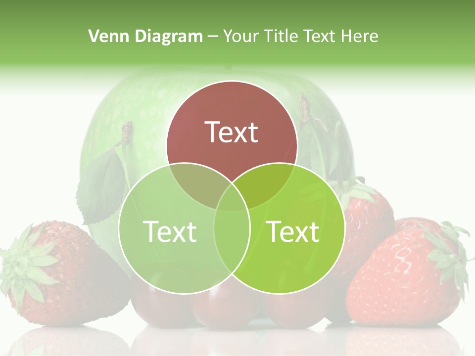 Black Fresh Dessert PowerPoint Template