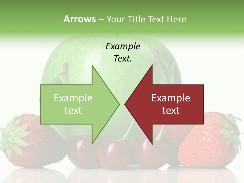 Black Fresh Dessert PowerPoint Template