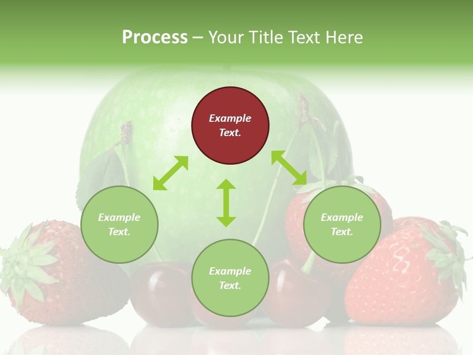 Black Fresh Dessert PowerPoint Template