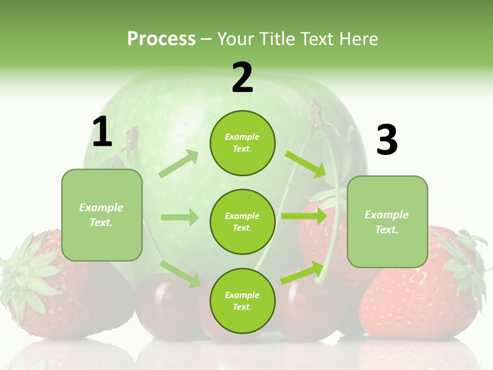 Black Fresh Dessert PowerPoint Template