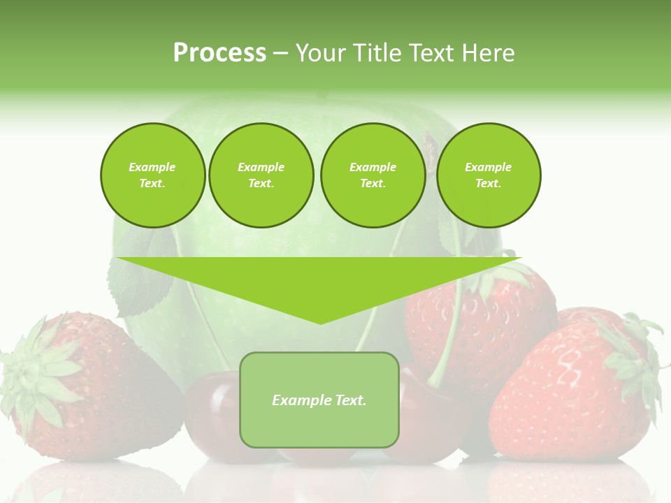 Black Fresh Dessert PowerPoint Template