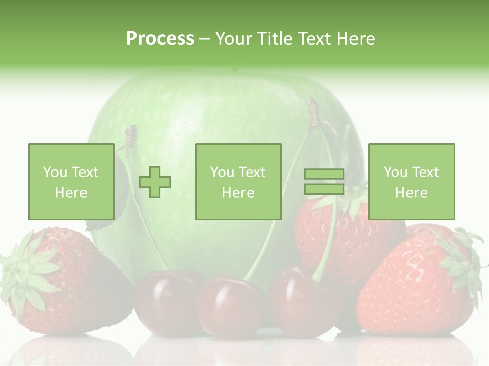 Black Fresh Dessert PowerPoint Template