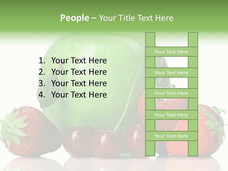 Black Fresh Dessert PowerPoint Template