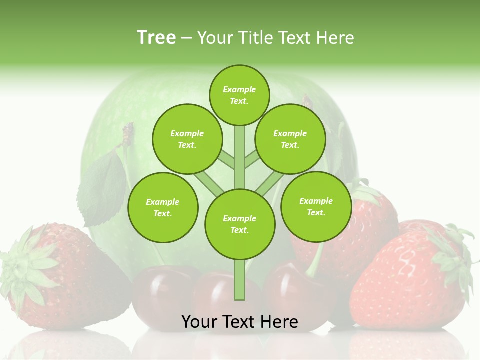 Black Fresh Dessert PowerPoint Template