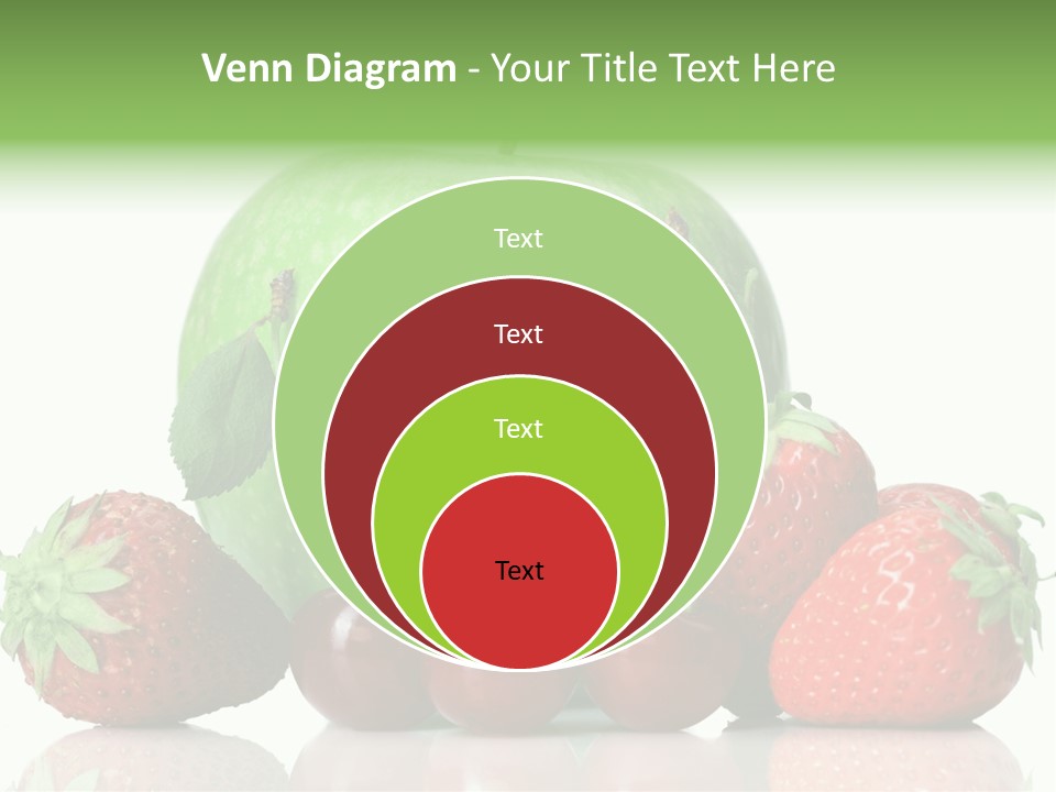 Black Fresh Dessert PowerPoint Template