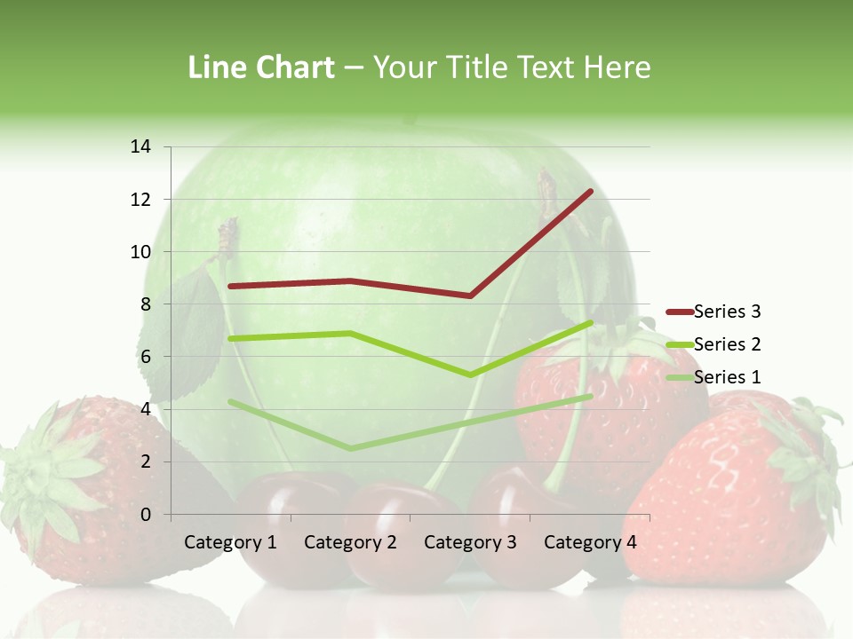 Black Fresh Dessert PowerPoint Template