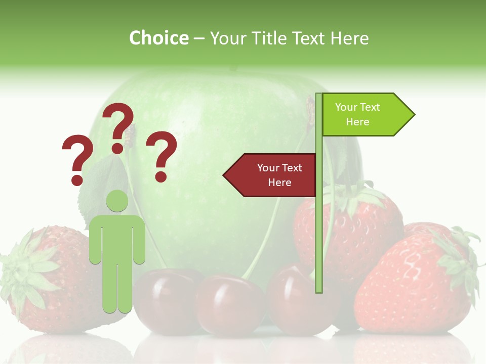 Black Fresh Dessert PowerPoint Template