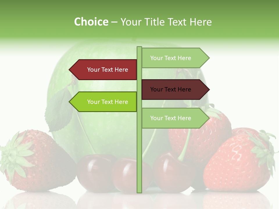 Black Fresh Dessert PowerPoint Template